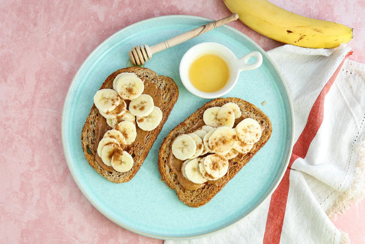 Banana & Peanut Butter Toast
