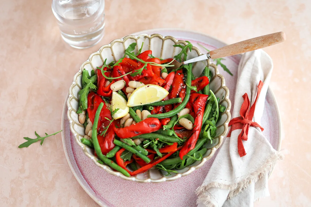 Bean Salad with Bell Pepper