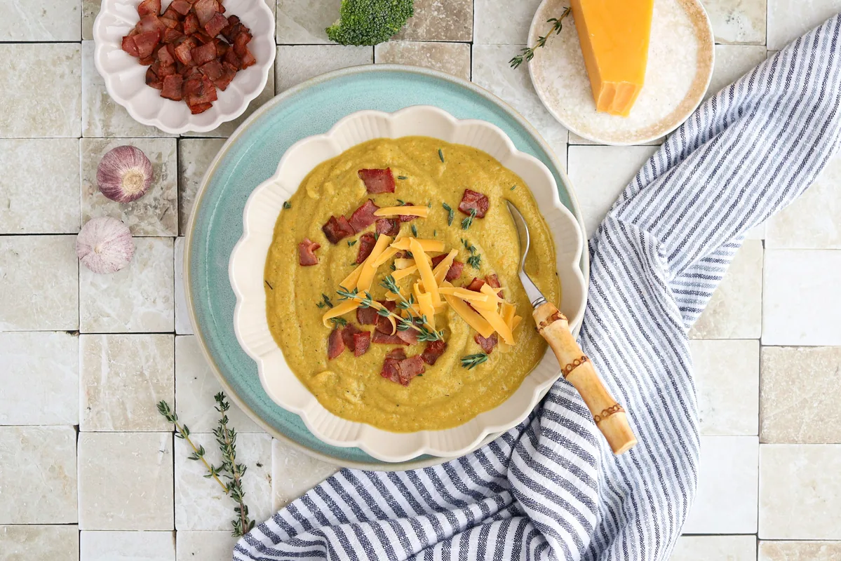 Cheddar & Crispy Bacon Soup
