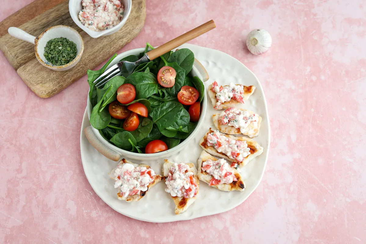 Chicken Breast with Bruschetta Topping