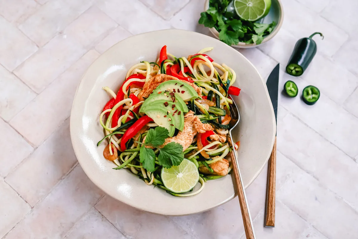Chicken Fajita with Zoodles