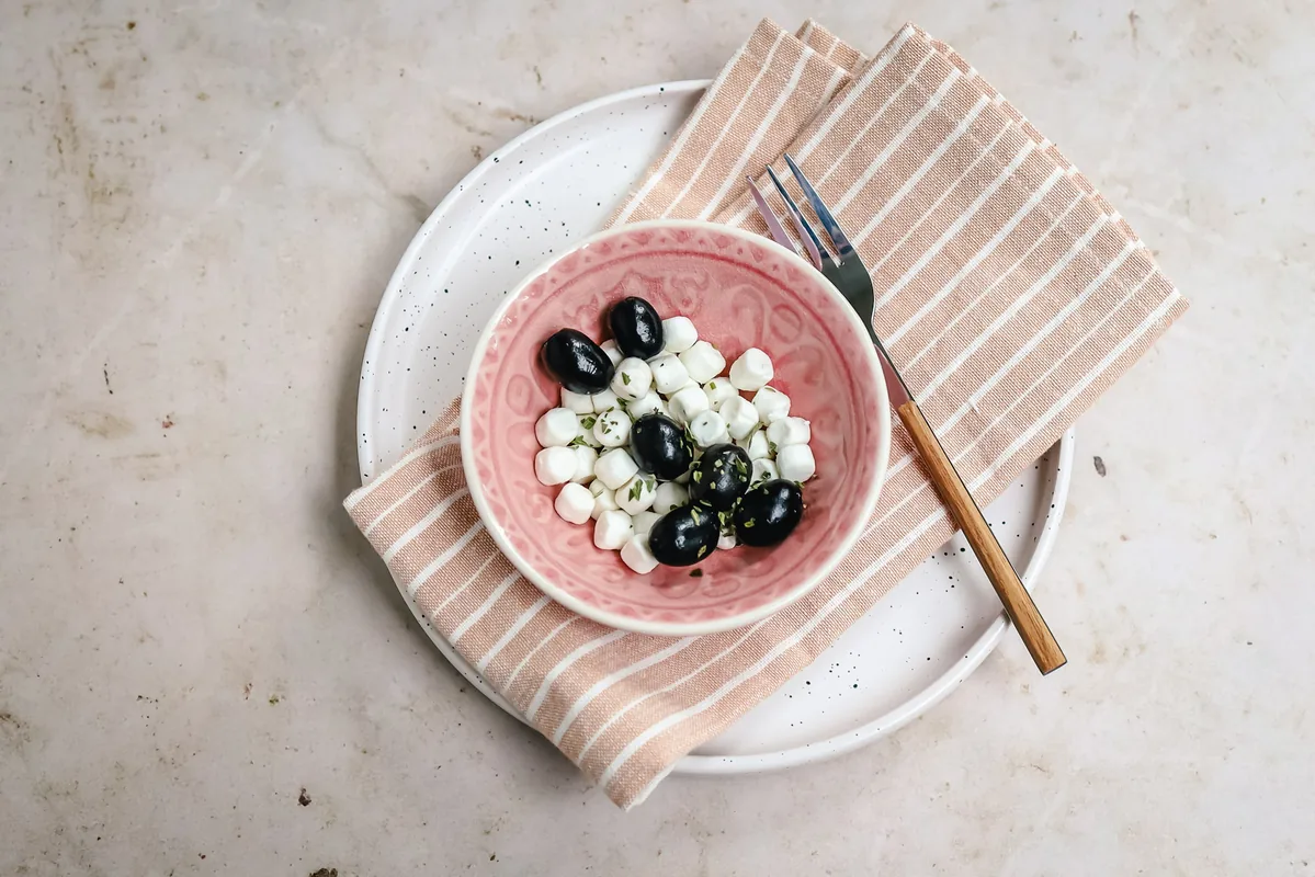Goat Cheese with Olives
