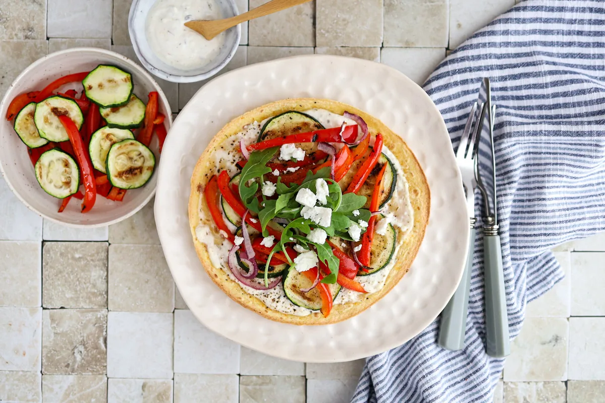 Greek Pizza Wrap