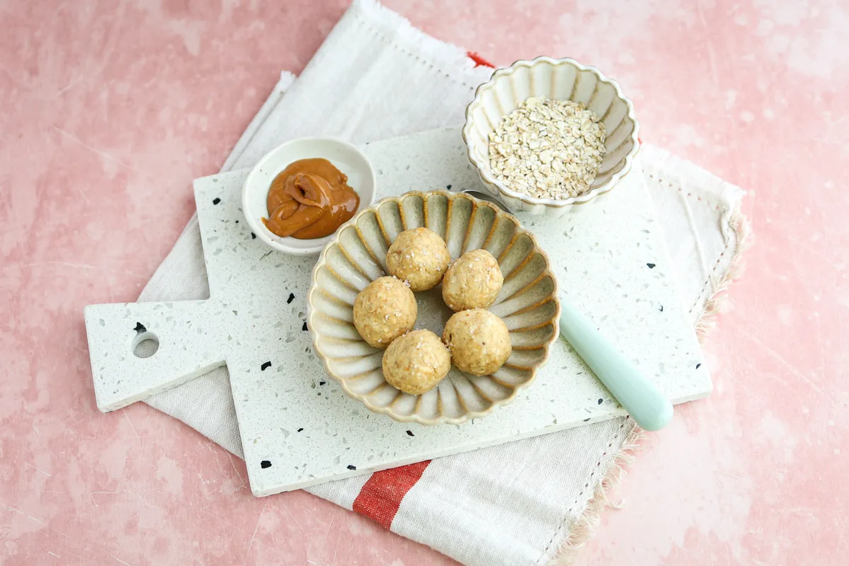 Hummus & Peanut Butter Balls