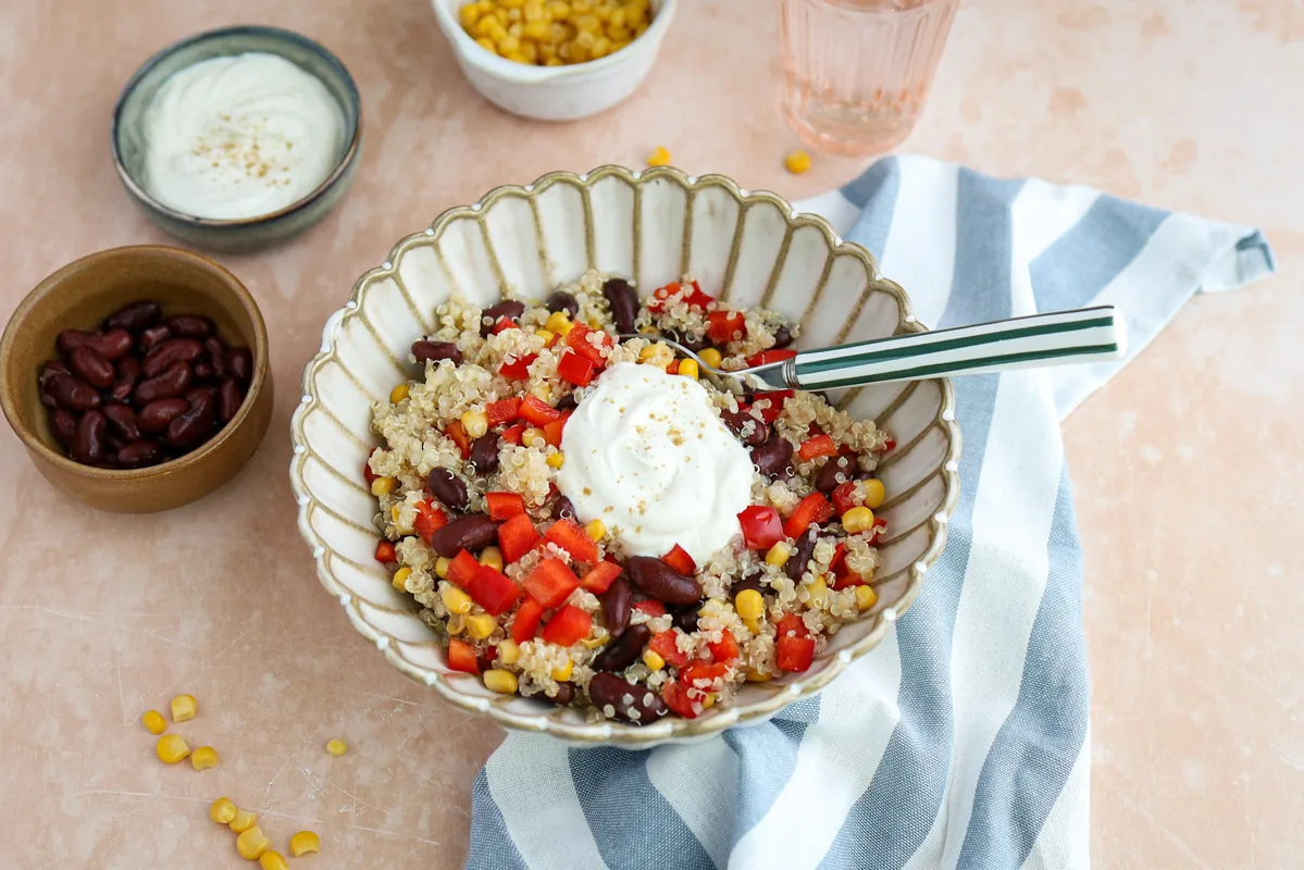 Mexican Bean Dish with Quinoa