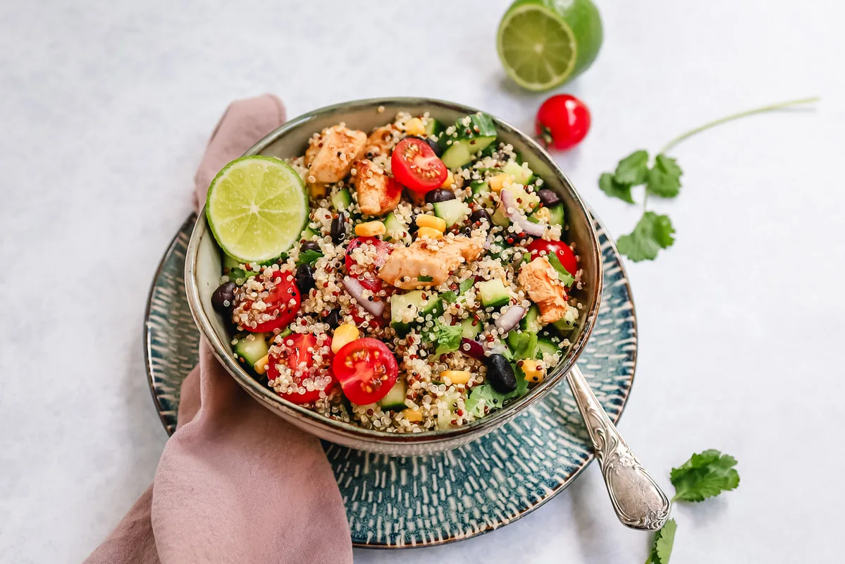 Mexican Chicken & Quinoa Salad