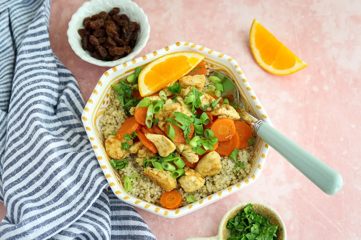 Orange Chicken with Quinoa