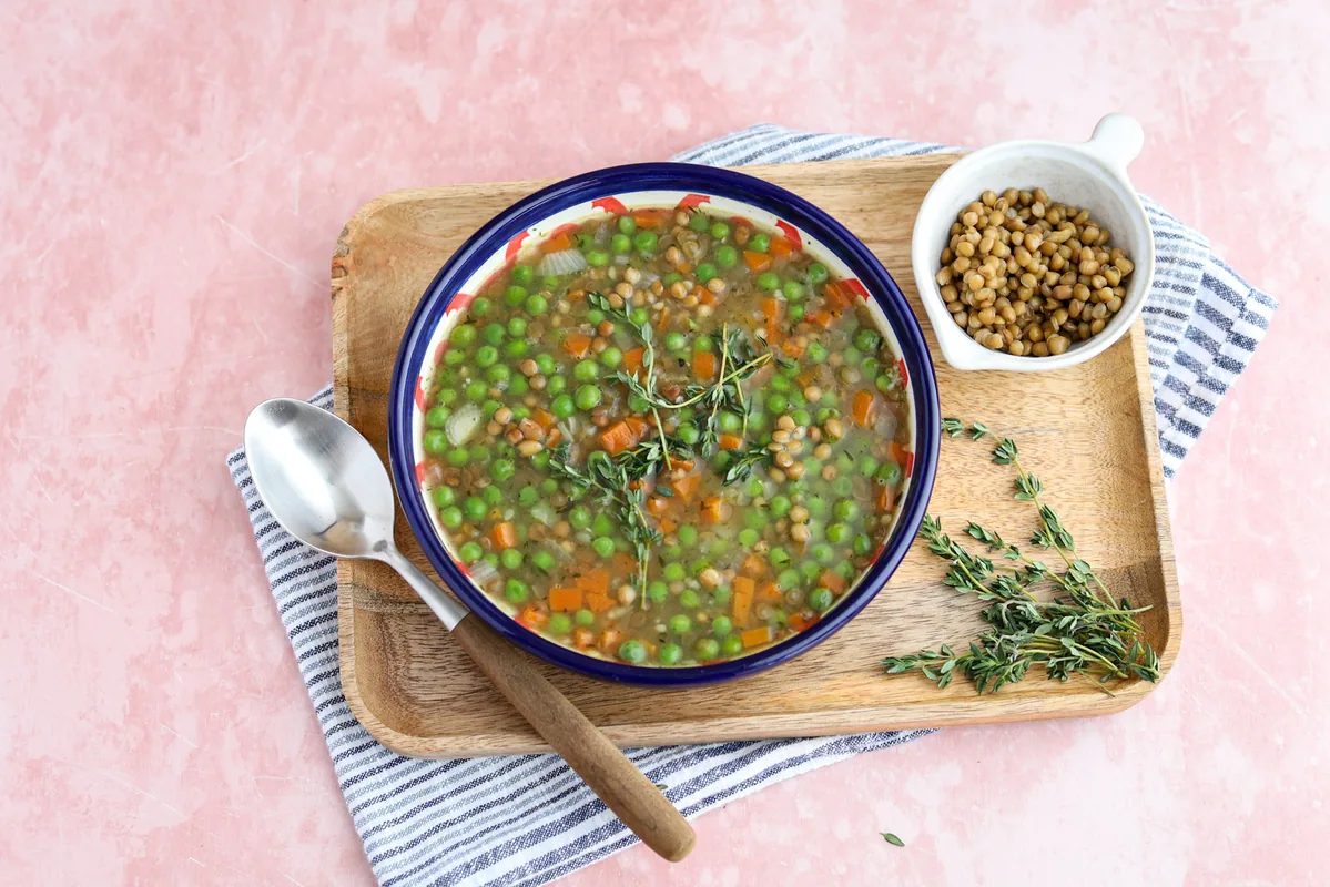Pea Soup with Lentils
