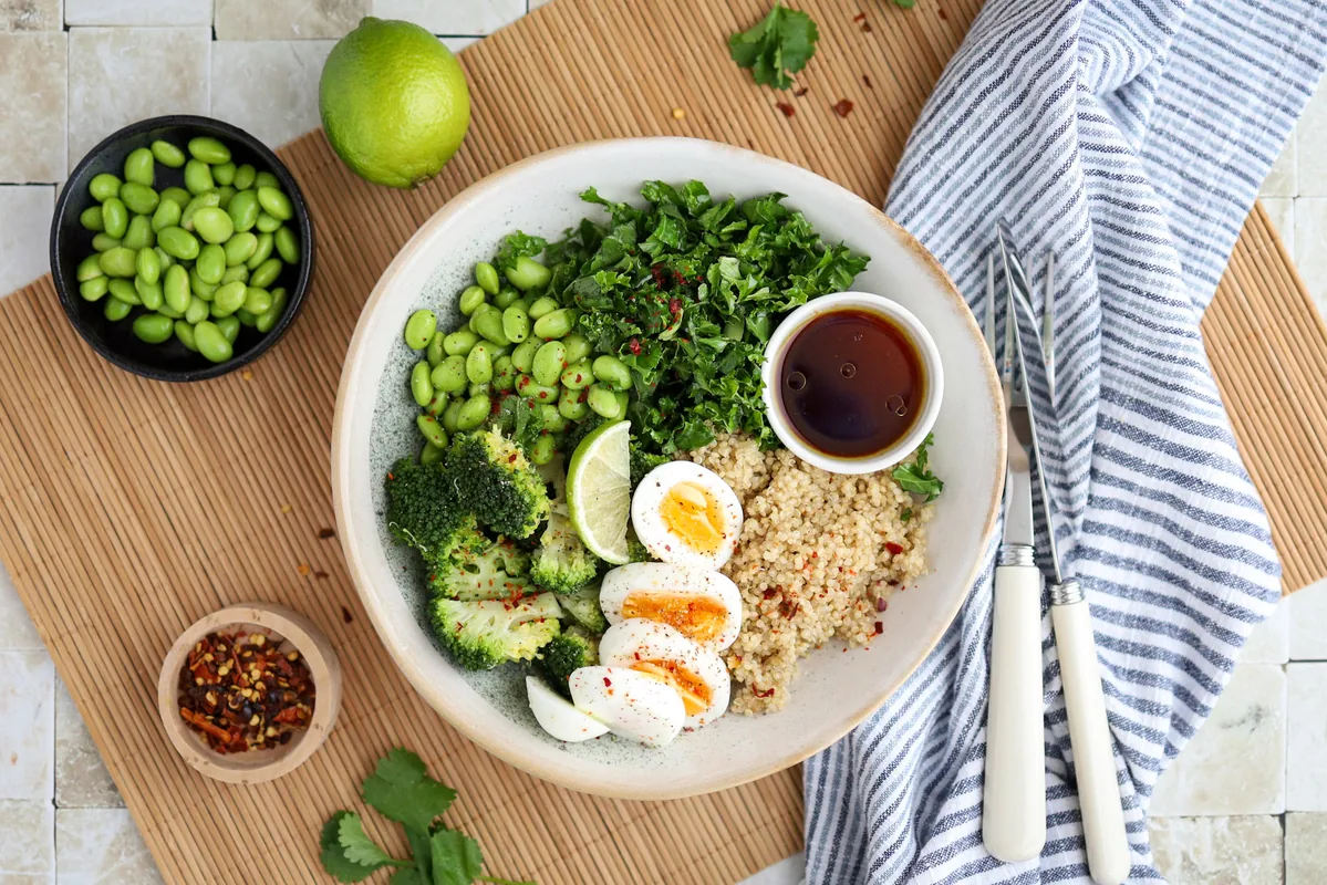 Protein-Packed Quinoa Bowl with Kale