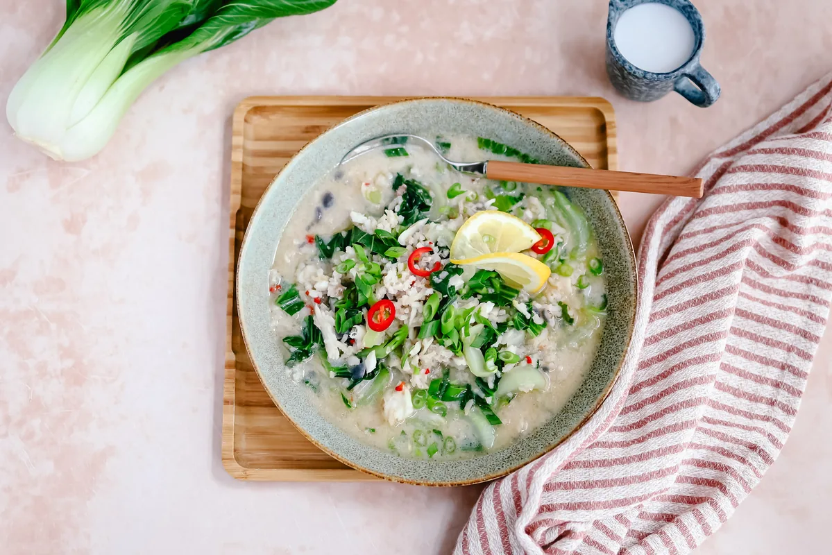 Quick Spicy Soup with Fish and Rice