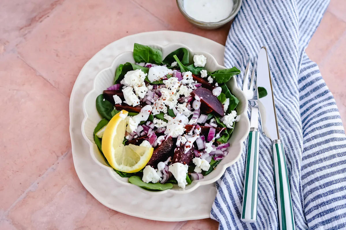 Salad with Beets & Feta