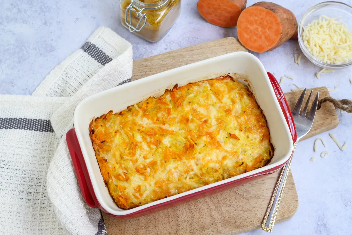 Sauerkraut & Sweet Potato Frittata