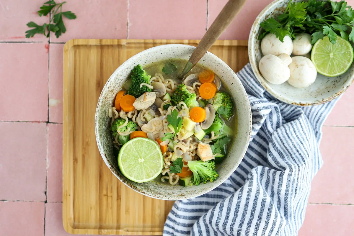 Tex-Mex Chicken Noodle Soup