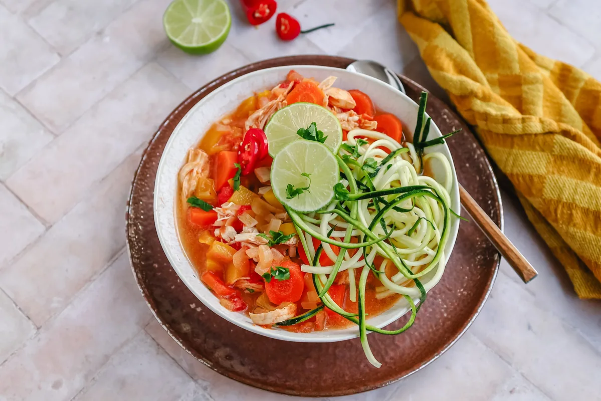 Thai Zoodle Soup with Chicken