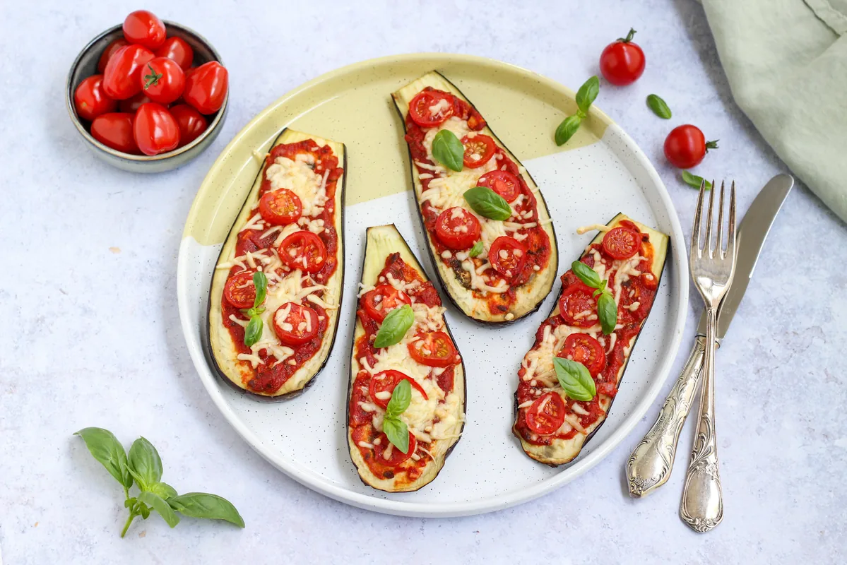 Eggplant Pizzas