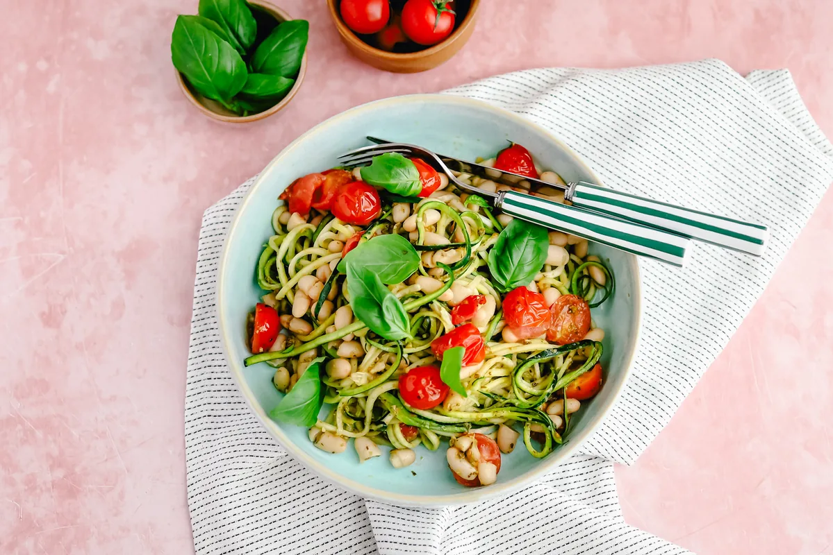 Zucchini Noodles with Pesto
